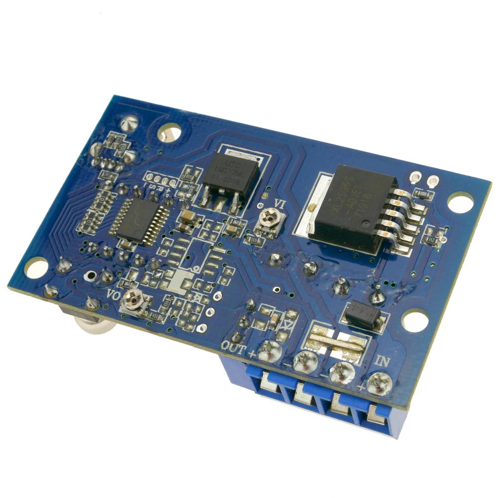Fuente de alimentación DC-DC con regulador de voltaje con visor LCD y USB LM2596 DW-0384