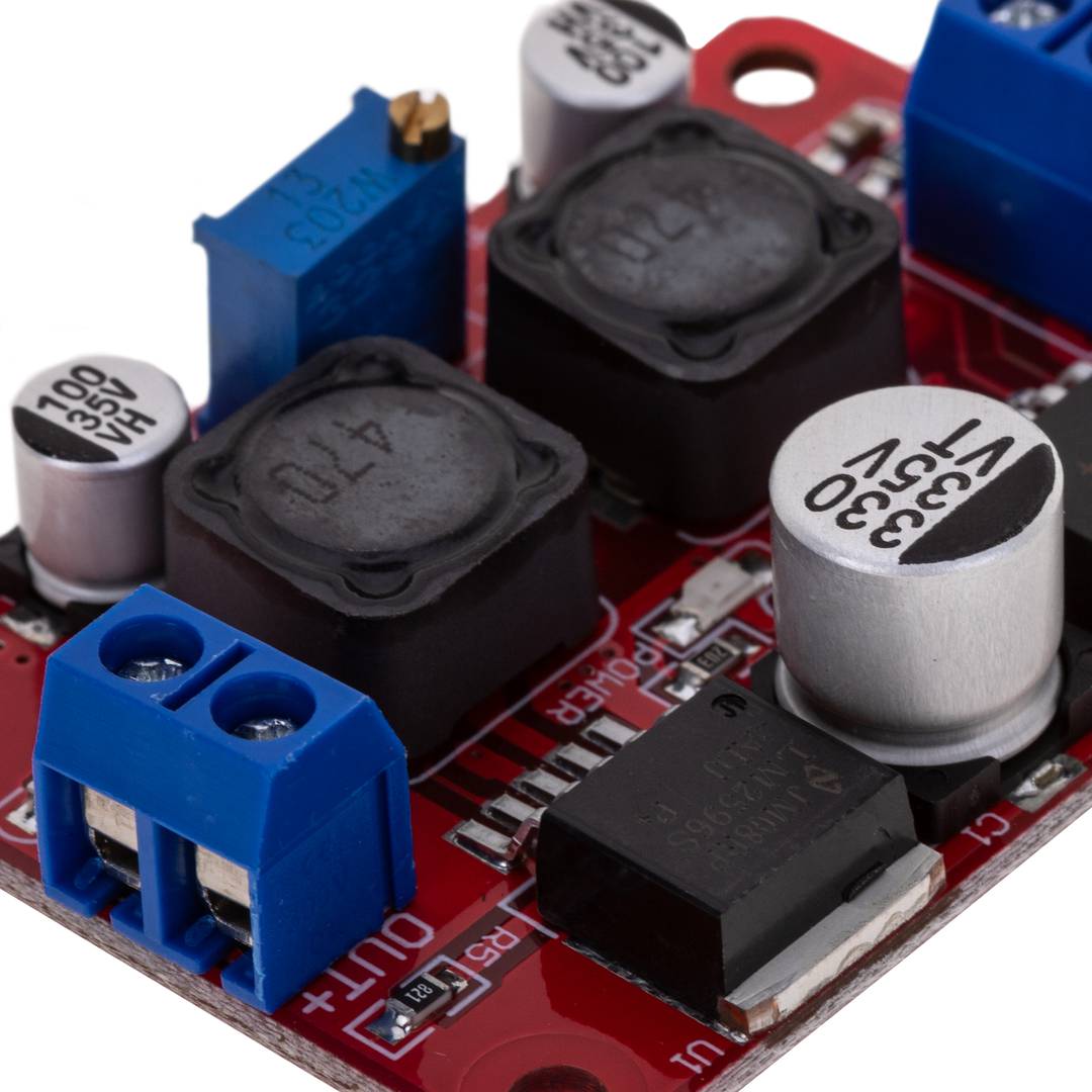 Fuente de alimentación DC-DC 3.5-28V a 1.25-26V con conversor de voltaje LM2596S LM2577S DW-0390