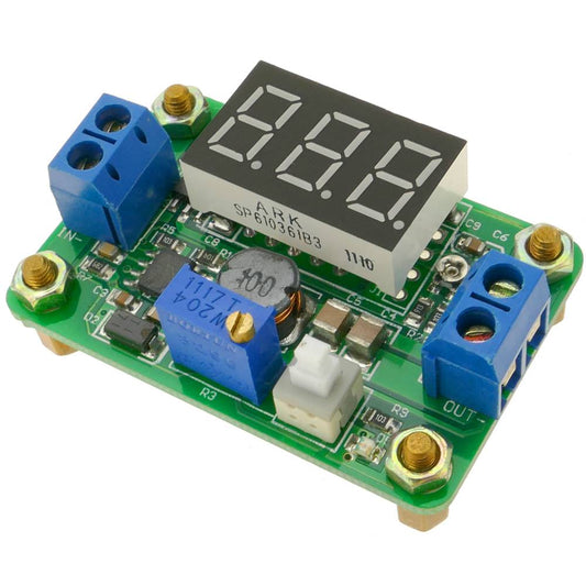 Fuente de alimentación DC-DC de 4.5-24V a 0.93-20V de 2A con visor LCD DW-0419