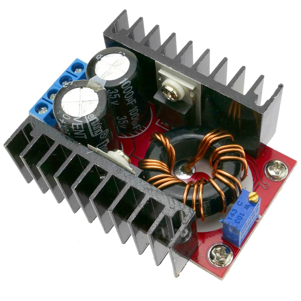 Fuente de alimentación DC-DC de 10-32V a 60-97V de 100W con conversor DW-0405