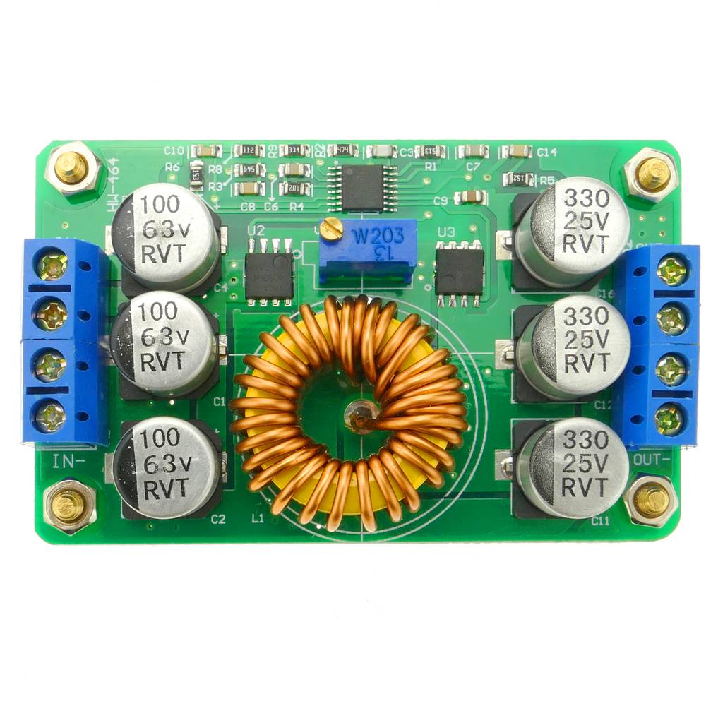 Fuente de alimentación DC-DC IN de 16-40V a 1-12V de 6A con conversor DW-0386