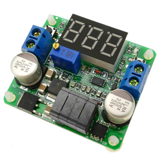 Fuente de alimentación DC-DC con visor LCD LM2577 LM2596 DW-0382