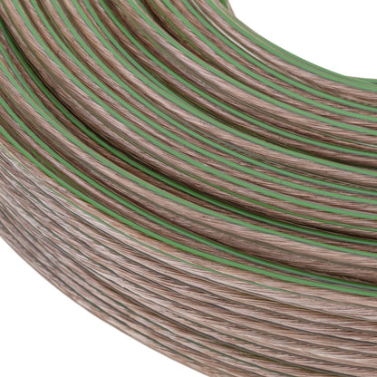 Bobina de Cable de altavoz de 2x0.75 de 25 metros transparente con indicador de polaridad
