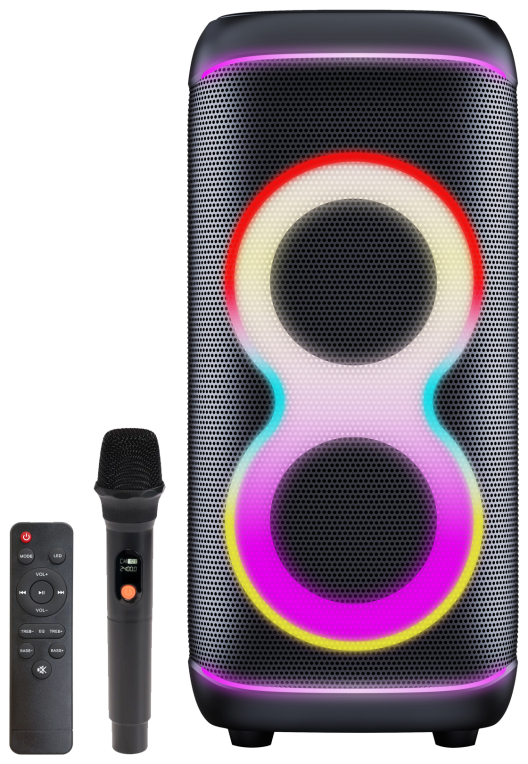 Denver BPS-370 Altavoz para fiestas Negro 100 W