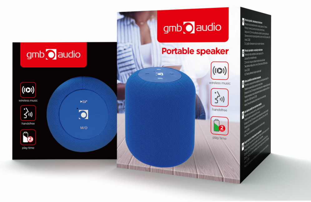 Gembird SPK-BT-15-B altavoz portatil o de fiesta Altavoz monofonico portatil Azul 5 W