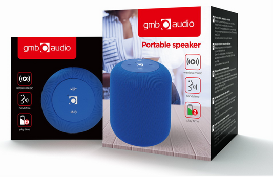 Gembird SPK-BT-15-B altavoz portatil o de fiesta Altavoz monofonico portatil Azul 5 W