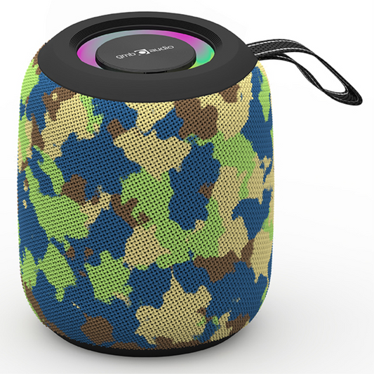 Gembird GMB Audio SPK-BT-LED-05-CM altavoz portatil o de fiesta Altavoz monofonico portatil Camuflaje 8 W