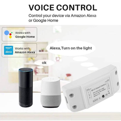 Interruptor inteligente WiFi compatible con Google Home, Alexa y IFTTT