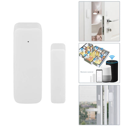 Sensor inteligente para puertas y ventanas WiFi compatible con Google Home, Alexa y IFTTT
