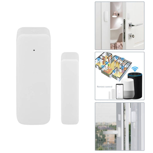 Sensor inteligente para puertas y ventanas WiFi compatible con Google Home, Alexa y IFTTT