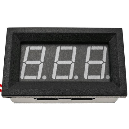 Visor LCD de 3 dígitos azul y con voltímetro 60-500V con marco