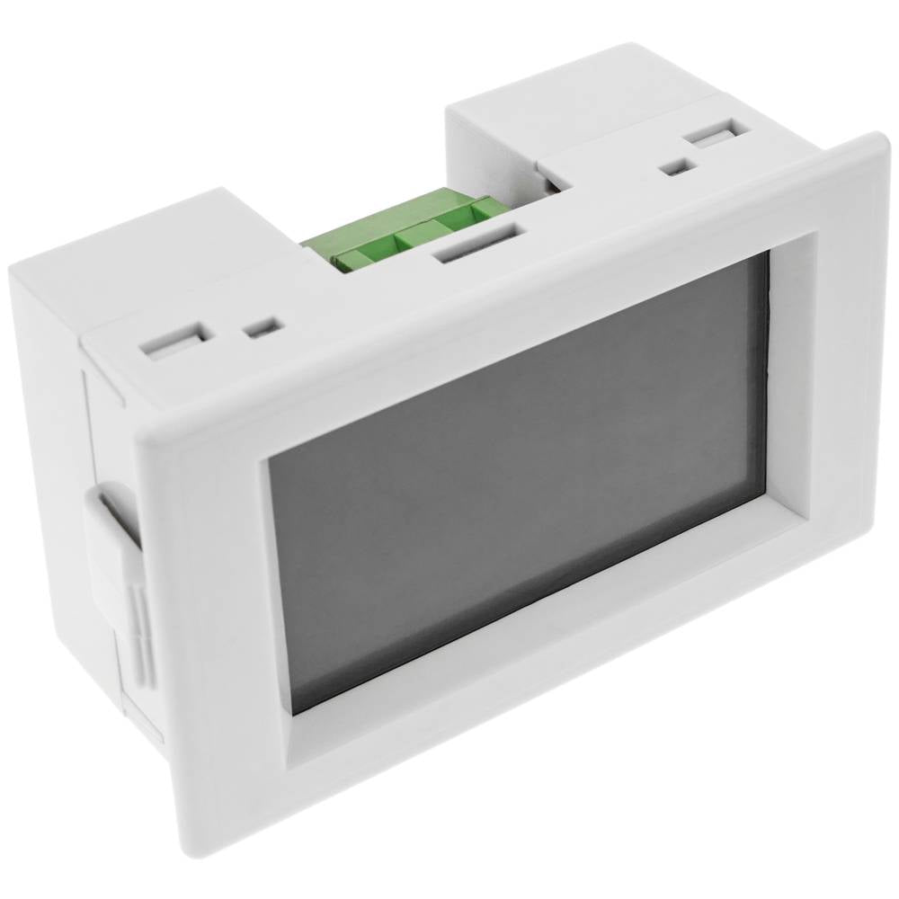 Visor LCD de 3 dígitos y con voltímetro 80-500V para panel blanco