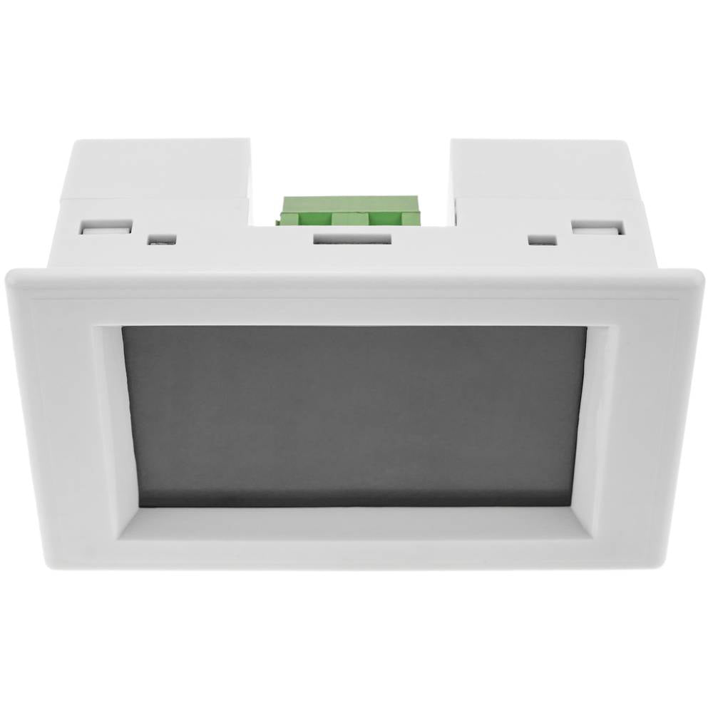 Visor LCD de 3 dígitos y con voltímetro 80-500V para panel blanco