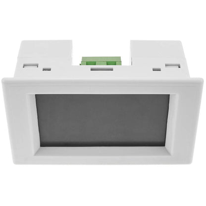 Visor LCD de 3 dígitos y con voltímetro 80-500V para panel blanco