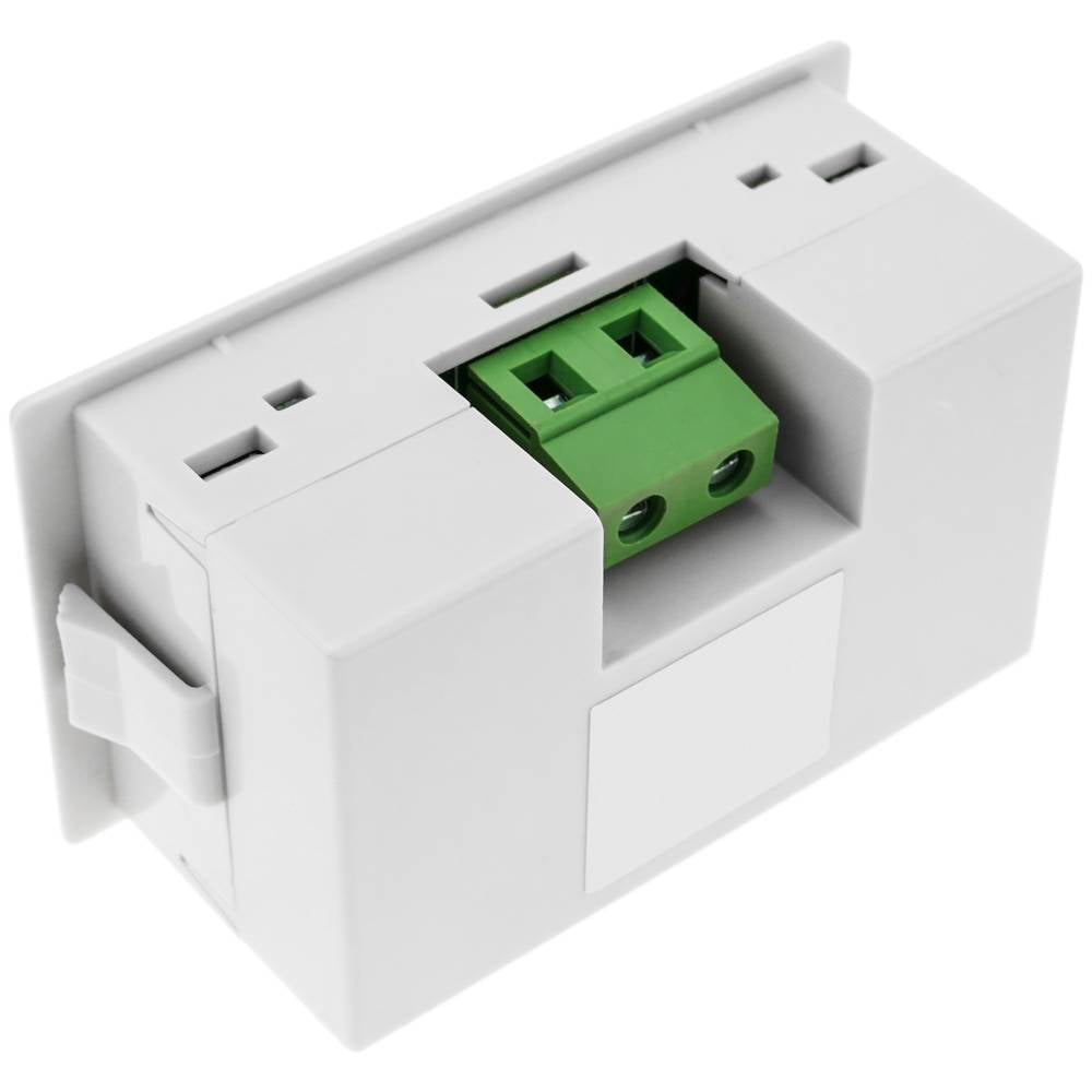 Visor LCD de 3 dígitos y con voltímetro 80-500V para panel blanco