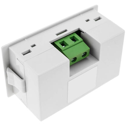 Visor LCD de 3 dígitos y con voltímetro 80-500V para panel blanco