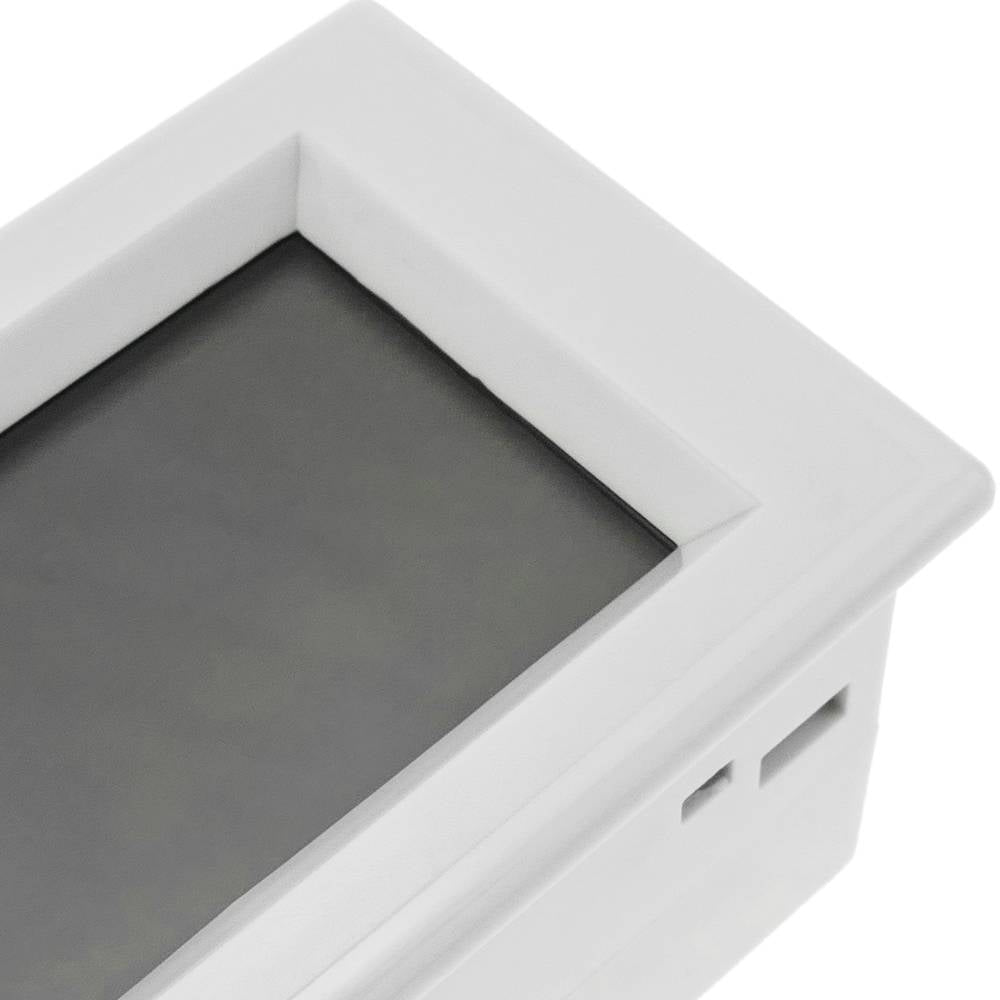 Visor LCD de 3 dígitos y con voltímetro 80-500V para panel blanco