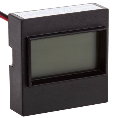 Visor LCD de 3 dígitos y con voltímetro 80-500V para panel negro 40x40x12mm