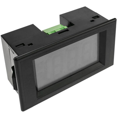 Visor LCD de 3 dígitos y con voltímetro 80-500V para panel negro 79x32x43mm
