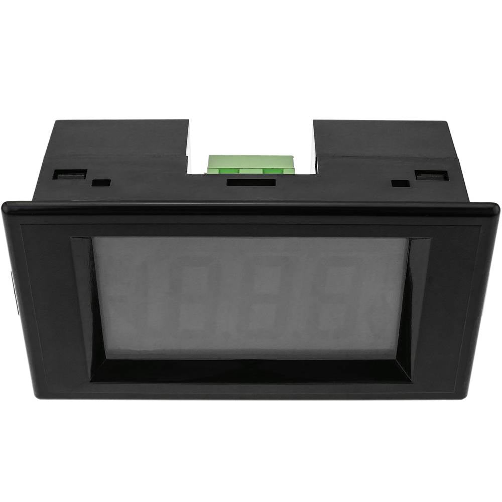 Visor LCD de 3 dígitos y con voltímetro 80-500V para panel negro 79x32x43mm