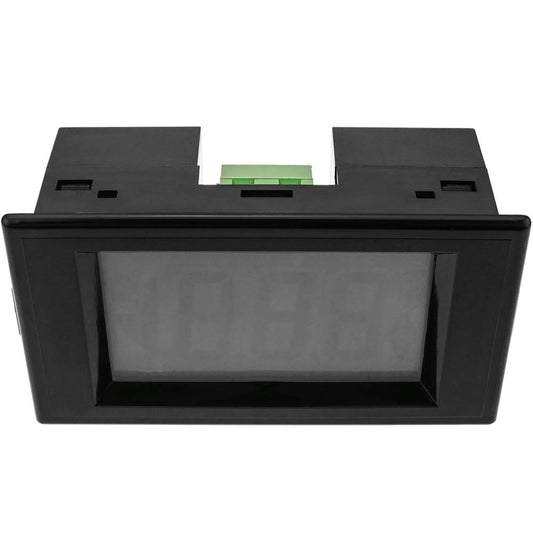 Visor LCD de 3 dígitos y con voltímetro 80-500V para panel negro 79x32x43mm