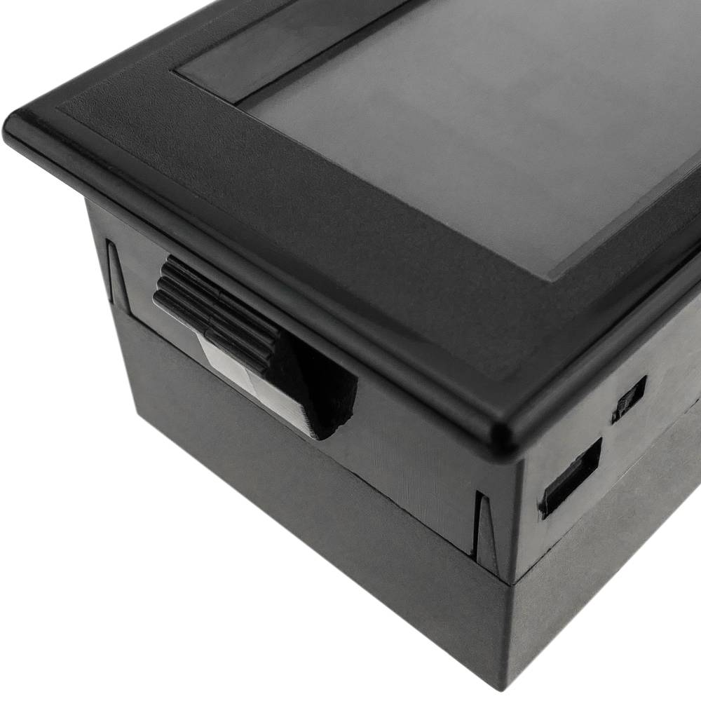 Visor LCD de 3 dígitos y con voltímetro 80-500V para panel negro 79x32x43mm