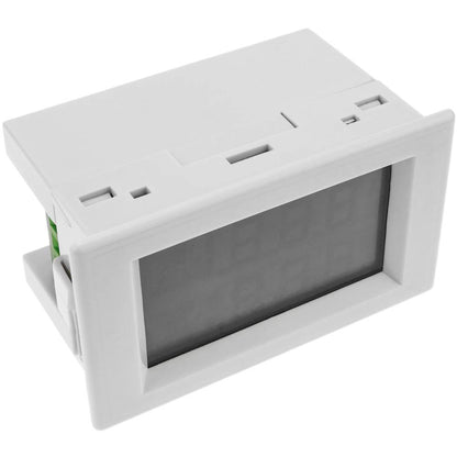 Visor LCD de 3 dígitos y con voltímetro 0-600V 220VAC para panel blanco