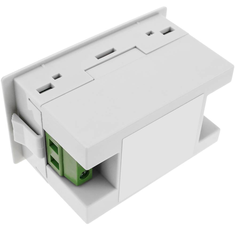 Visor LCD de 3 dígitos y con voltímetro 0-600V 220VAC para panel blanco