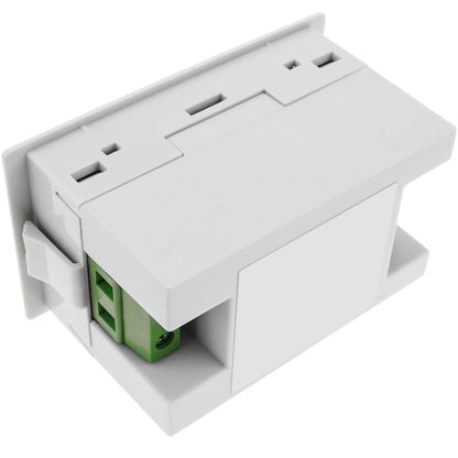 Visor LCD de 3 dígitos y con voltímetro 0-600V 220VAC para panel blanco