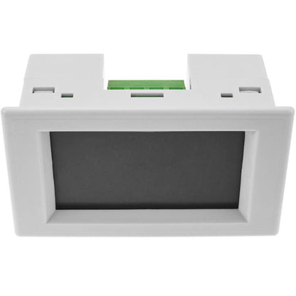 Visor LCD de 3 dígitos y con amperímetro 0 - 1.999 A para panel blanco