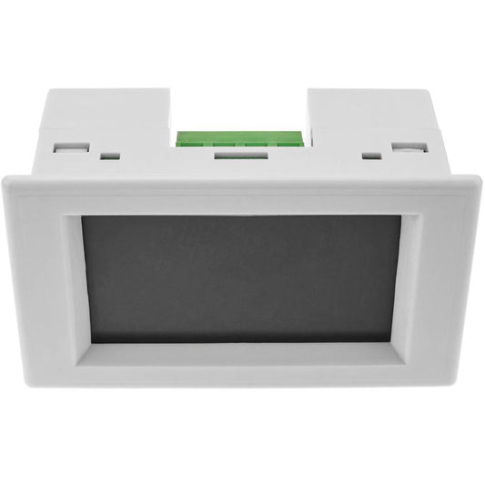 Visor LCD de 3 dígitos y con amperímetro 0 - 1.999 A para panel blanco