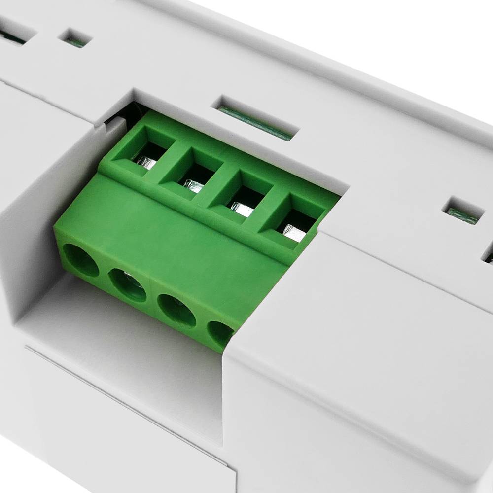 Visor LCD de 3 dígitos y con amperímetro 0 - 1.999 A para panel blanco