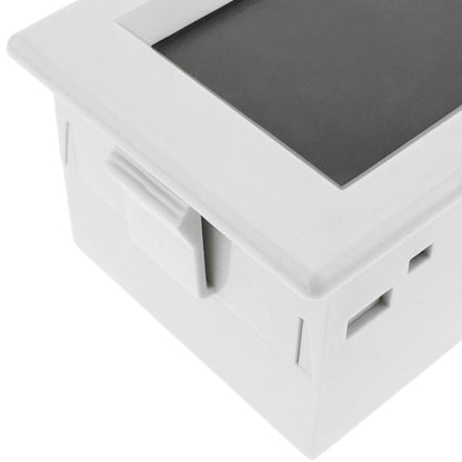 Visor LCD de 3 dígitos y con amperímetro 0 - 1.999 A para panel blanco