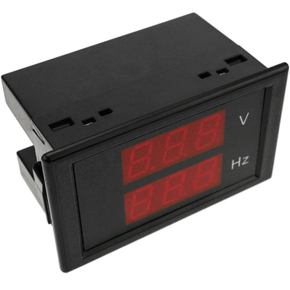 Visor LCD de 3 dígitos y con voltímetro 80-300VAC 200-450VDC 45-65Hz para panel negro