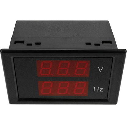 Visor LCD de 3 dígitos y con voltímetro 80-300VAC 200-450VDC 45-65Hz para panel negro
