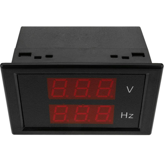 Visor LCD de 3 dígitos y con voltímetro 80-300VAC 200-450VDC 45-65Hz para panel negro