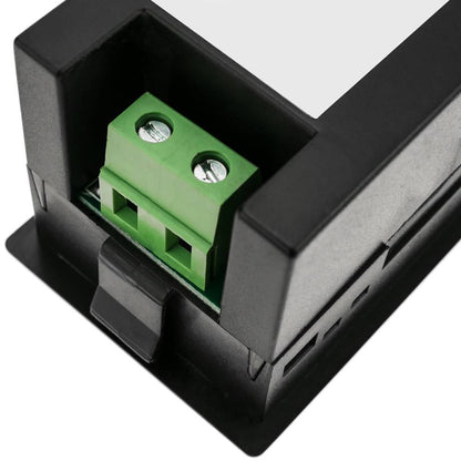 Visor LCD de 3 dígitos y con voltímetro 80-300VAC 200-450VDC 45-65Hz para panel negro