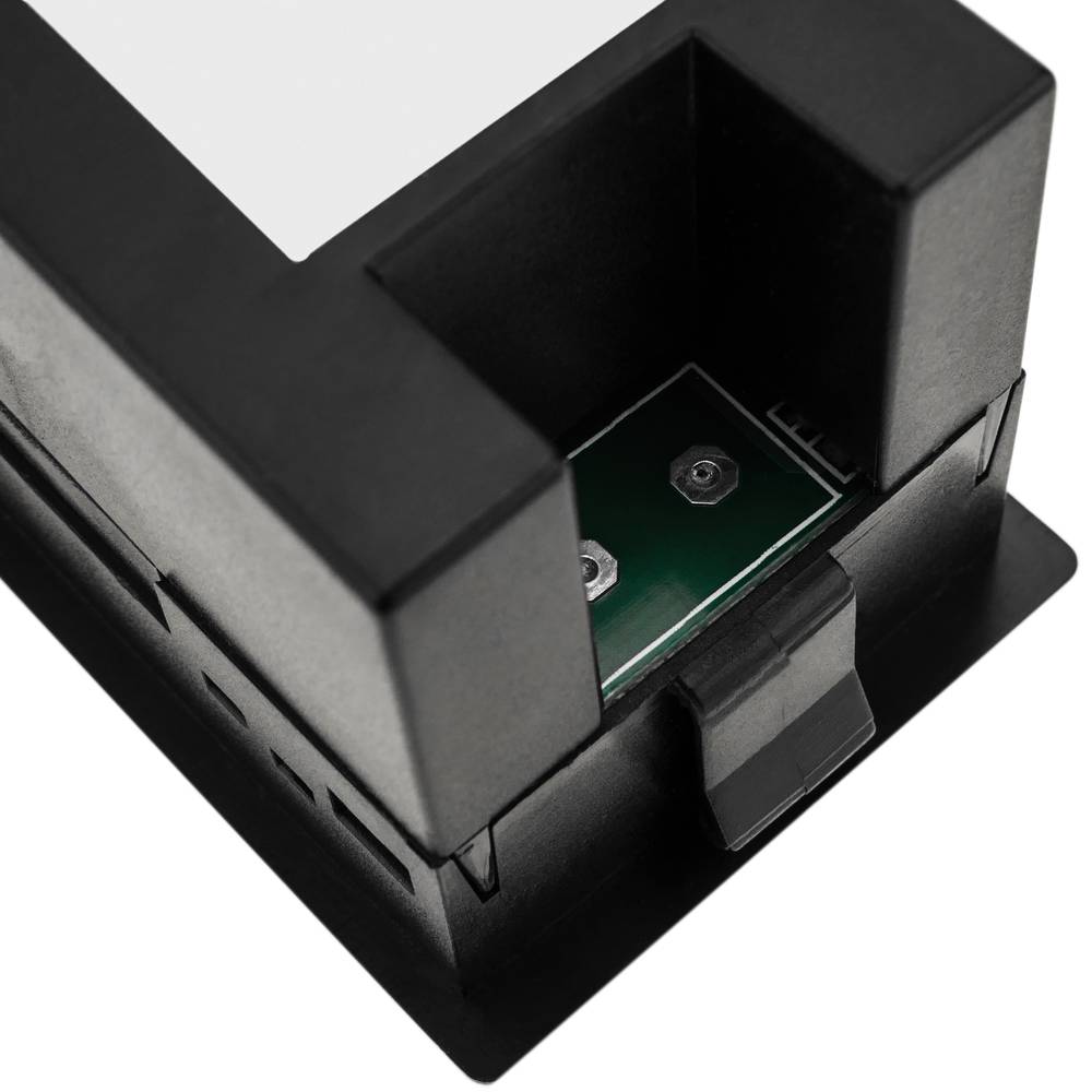 Visor LCD de 3 dígitos y con voltímetro 80-300VAC 200-450VDC 45-65Hz para panel negro