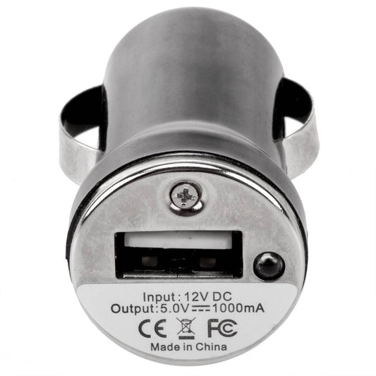 Cargador de mechero para coche. Fuente de alimentación 12/24 VDC con 1 puerto USB tipo A 1A