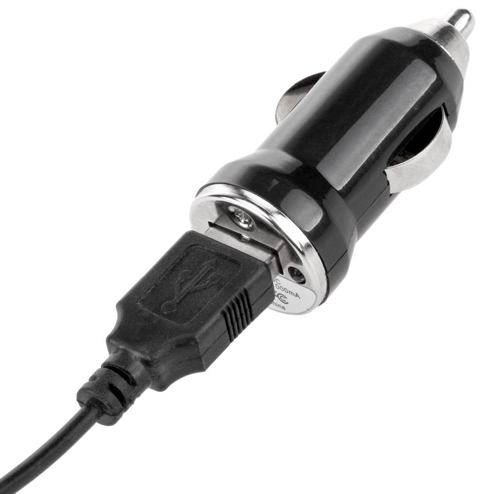 Cargador de mechero para coche. Fuente de alimentación 12/24 VDC con 1 puerto USB tipo A 1A