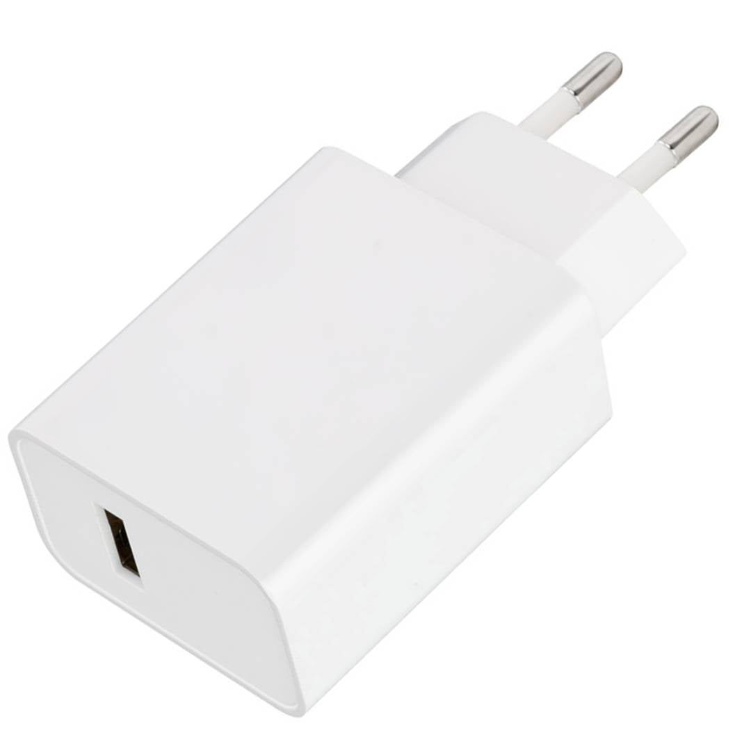 Fuente de alimentación 220VAC a USB tipo A hembra 5VDC 2.1A 10W blanco
