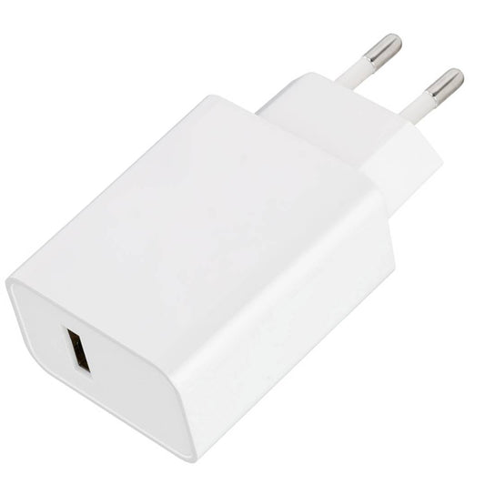 Fuente de alimentación 220VAC a USB tipo A hembra 5VDC 2.1A 10W blanco