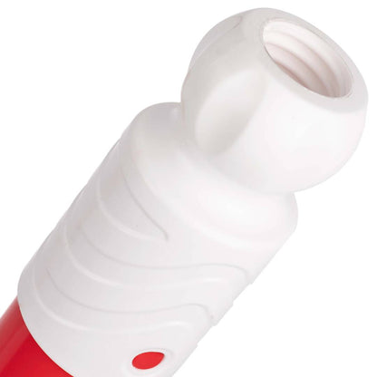 Poste separador de cadena para gestión de colas 35 x 105 cm blanco rojo