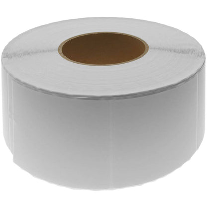 Rollo bobina de 1200 etiquetas adhesivas para impresora térmica directa 101.6x101.6mm 8 unidades