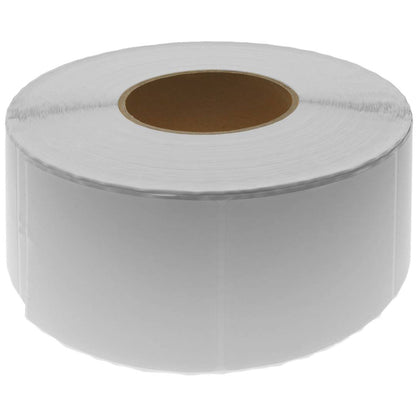 Rollo bobina de 1200 etiquetas adhesivas para impresora térmica directa 101.6x101.6mm 8 unidades