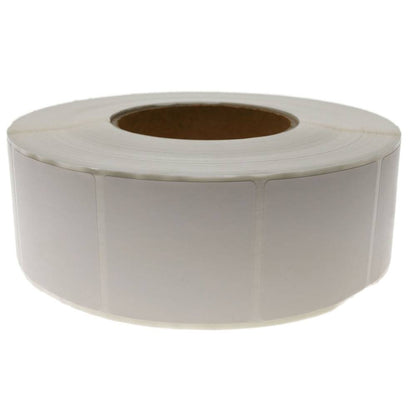 Rollo bobina de 2300 etiquetas adhesivas para impresora térmica directa 50.8x50.8mm 20 unidades