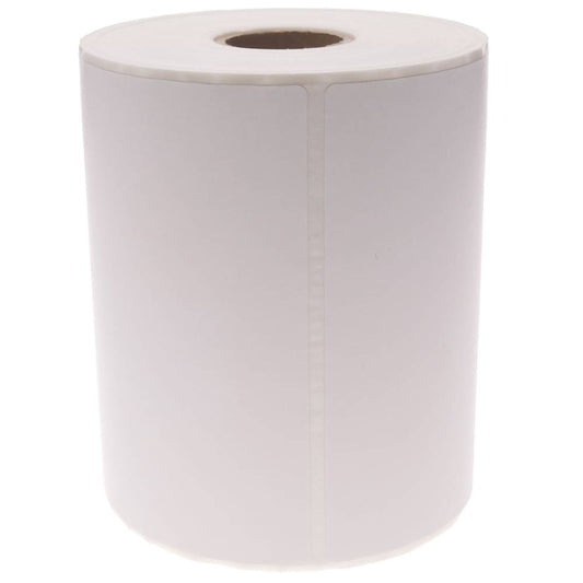 Rollo bobina de 300 etiquetas adhesivas para impresora transferencia térmica 101.6x127mm 20 unidades