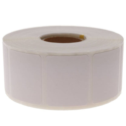 Rollo bobina de 1200 etiquetas adhesivas para impresora transferencia térmica 31.75x25.4mm 100 unida