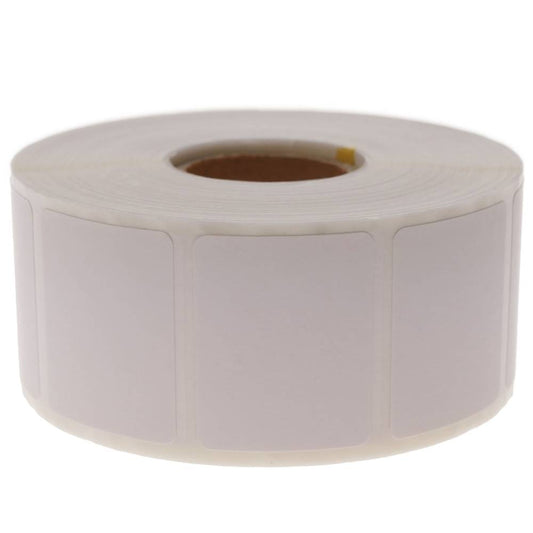 Rollo bobina de 1200 etiquetas adhesivas para impresora transferencia térmica 31.75x25.4mm 100 unida