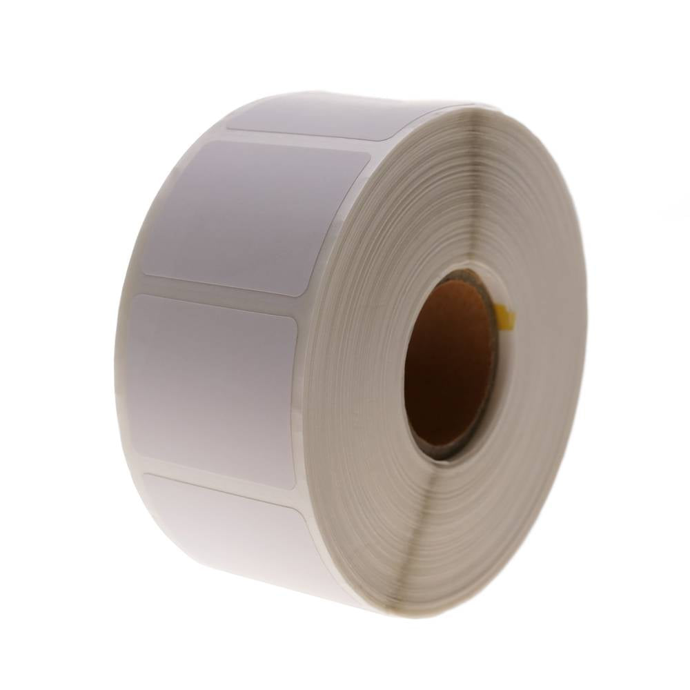 Rollo bobina de 1200 etiquetas adhesivas para impresora transferencia térmica 31.75x25.4mm 100 unida